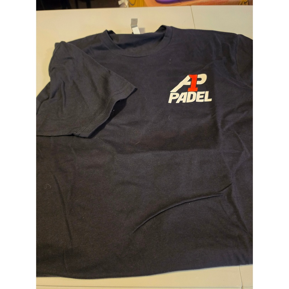 Next Level A1 Padel I Padel NY Graphic T-Shirt Mens Large Black Short Sleeve Tee